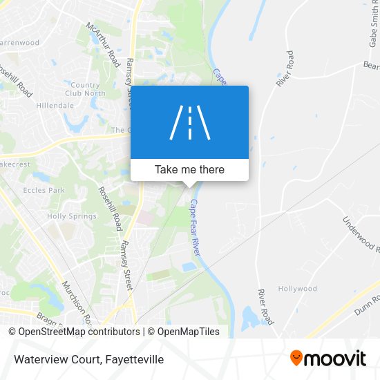 Mapa de Waterview Court