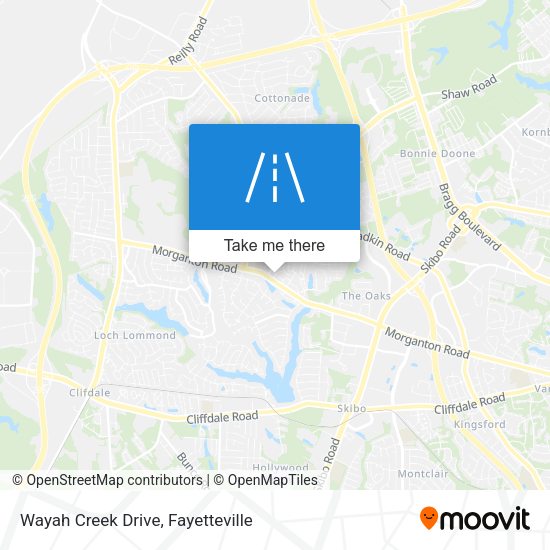 Mapa de Wayah Creek Drive
