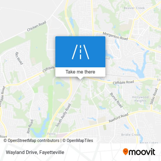 Mapa de Wayland Drive