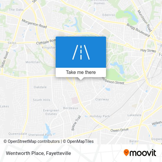 Wentworth Place map