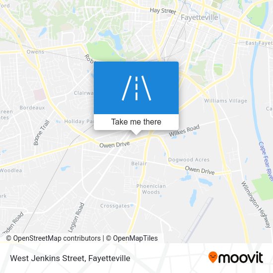 West Jenkins Street map