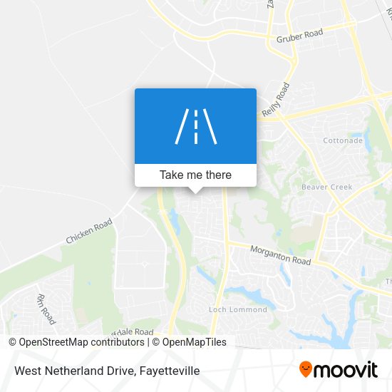 West Netherland Drive map