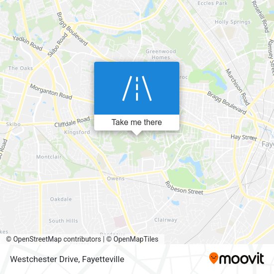 Westchester Drive map