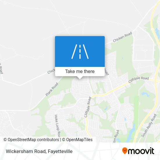 Wickersham Road map