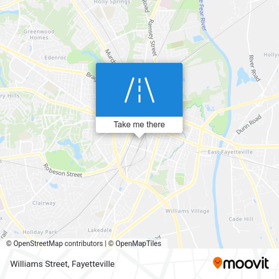 Williams Street map