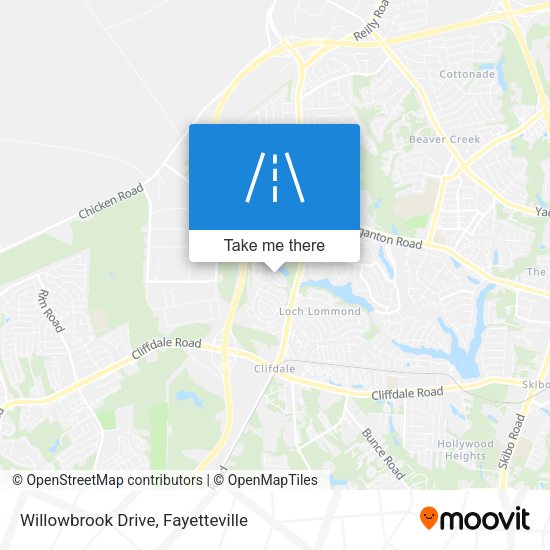 Willowbrook Drive map