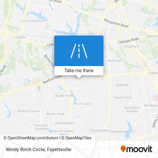 Mapa de Windy Birch Circle