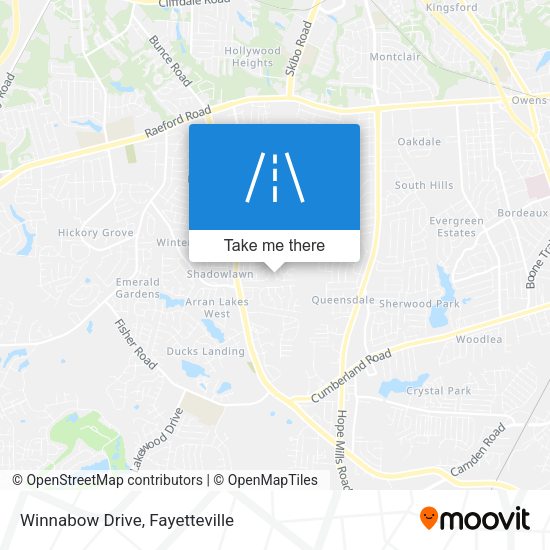 Mapa de Winnabow Drive