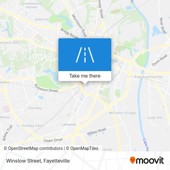 Winslow Street map