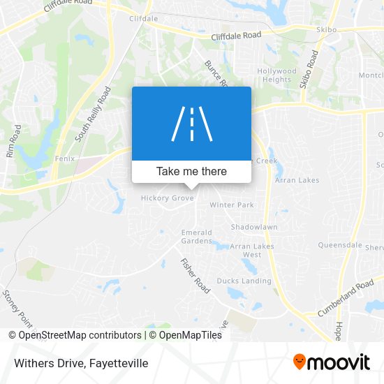 Mapa de Withers Drive
