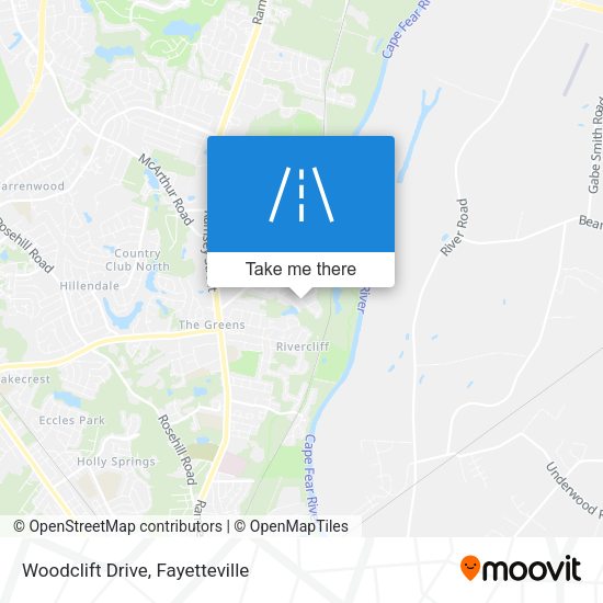 Mapa de Woodclift Drive