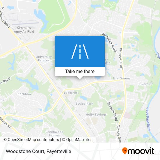 Mapa de Woodstone Court