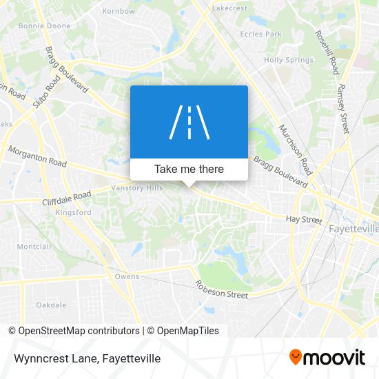 Mapa de Wynncrest Lane
