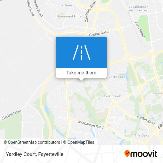 Yardley Court map