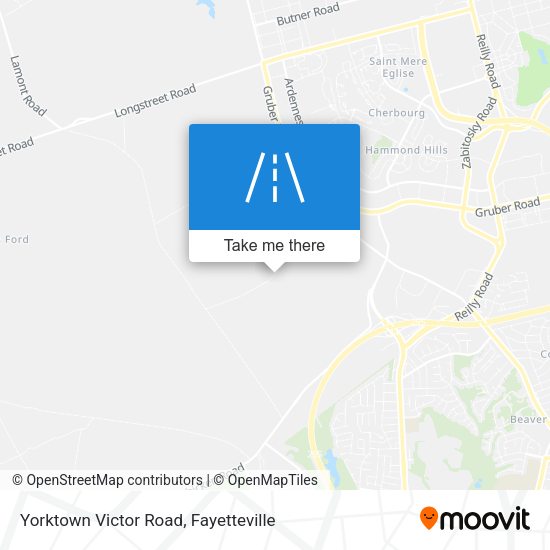 Yorktown Victor Road map