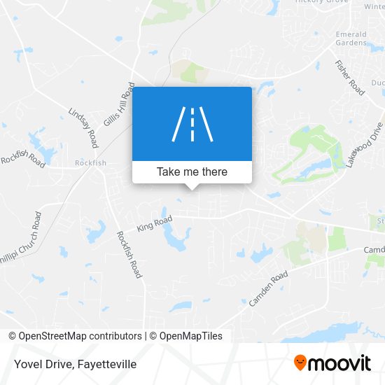 Yovel Drive map