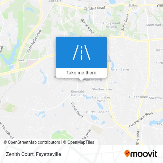 Mapa de Zenith Court