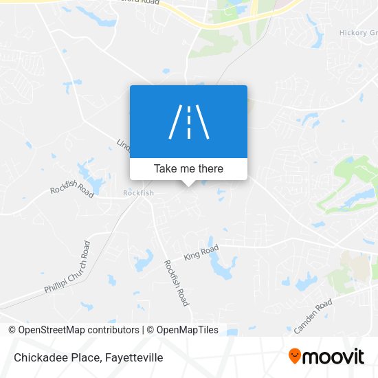 Chickadee Place map