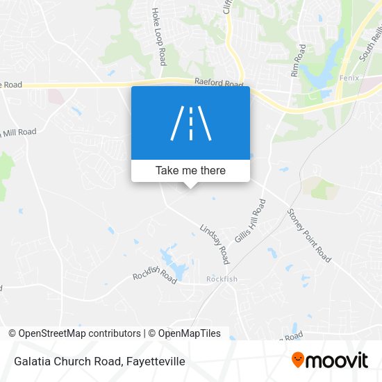 Galatia Church Road map