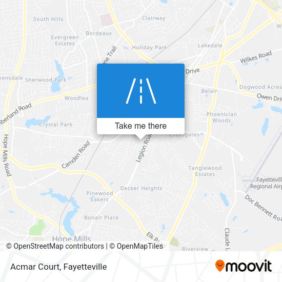 Mapa de Acmar Court