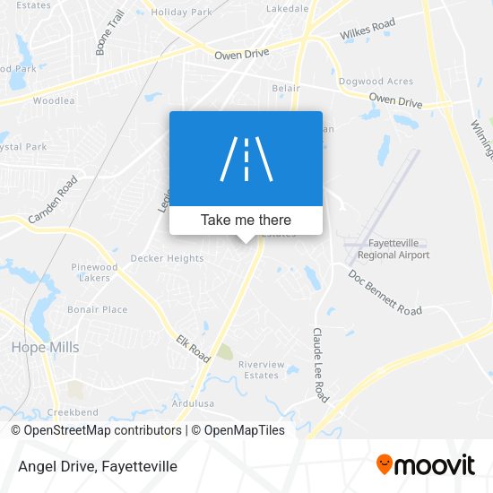 Mapa de Angel Drive