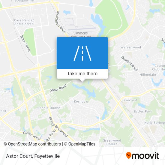 Mapa de Astor Court