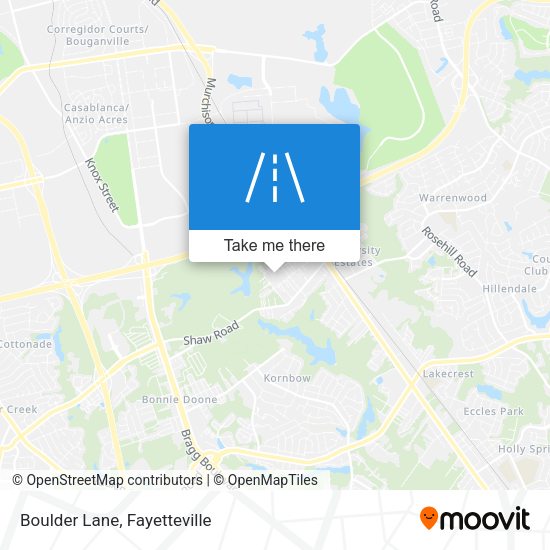 Mapa de Boulder Lane