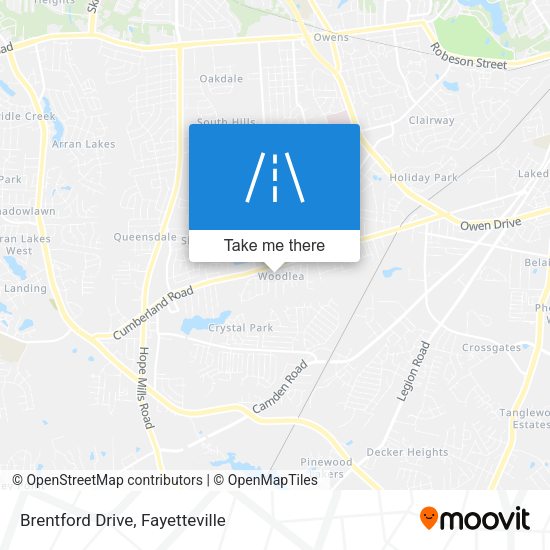 Brentford Drive map