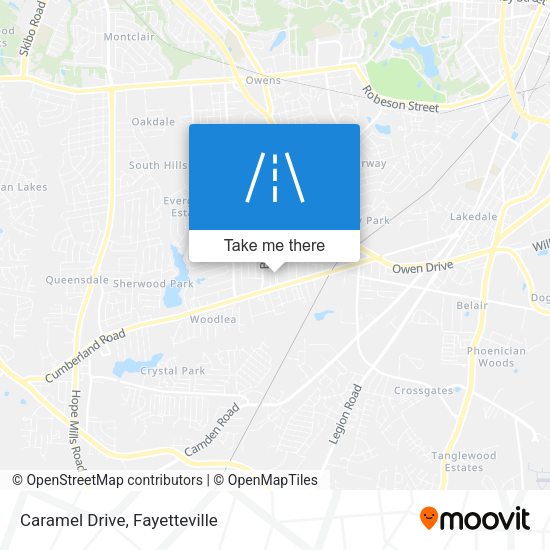Caramel Drive map