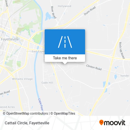 Mapa de Cattail Circle