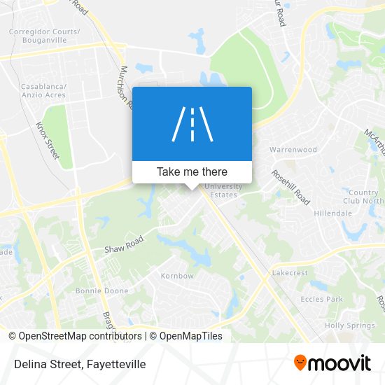 Delina Street map