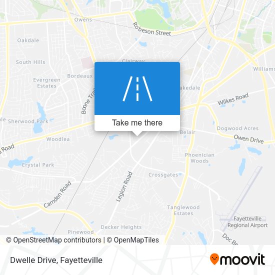 Mapa de Dwelle Drive