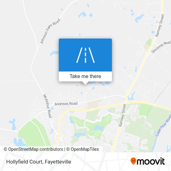 Mapa de Hollyfield Court