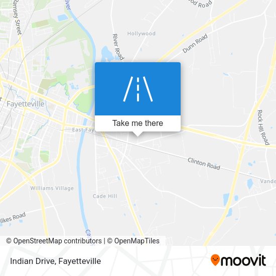 Mapa de Indian Drive