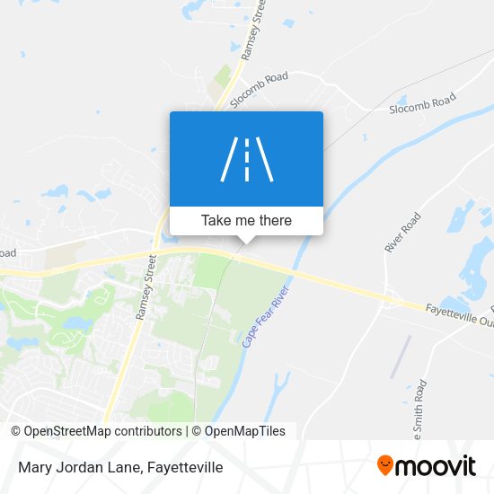 Mapa de Mary Jordan Lane