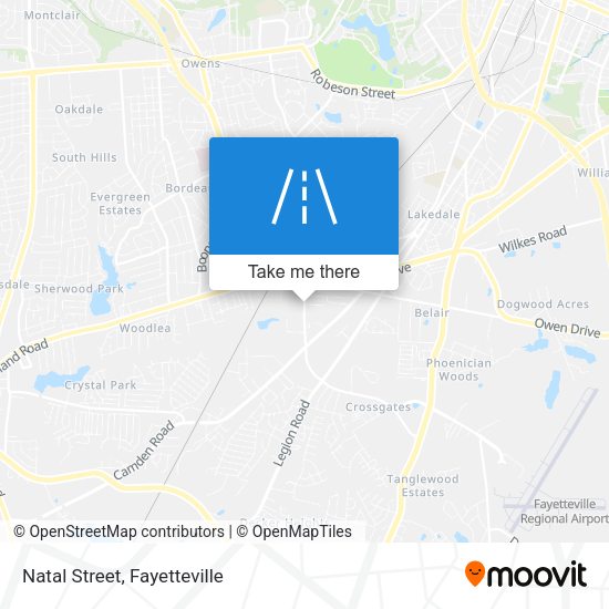 Mapa de Natal Street