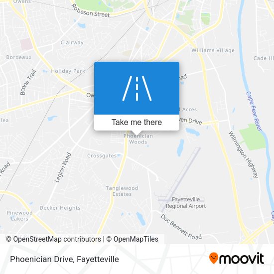 Mapa de Phoenician Drive