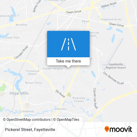 Mapa de Pickerel Street