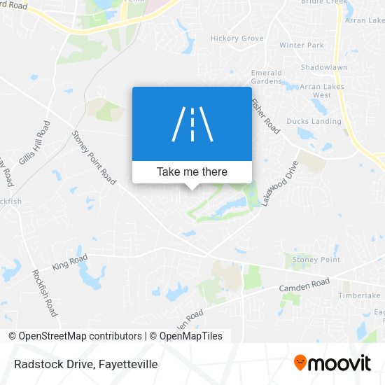 Radstock Drive map