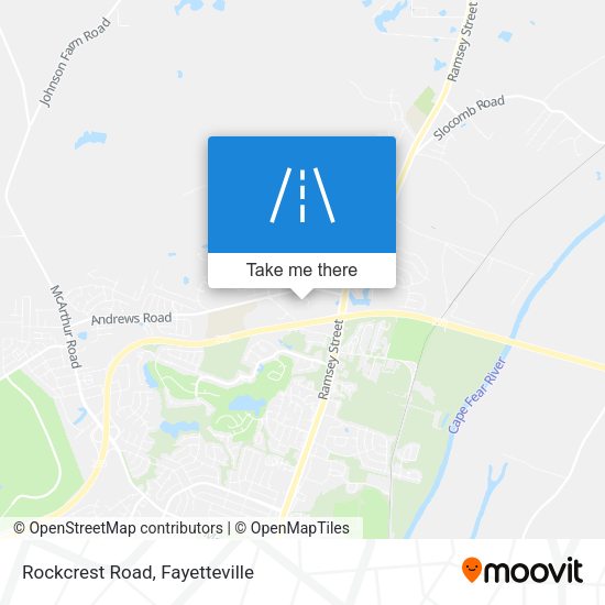 Mapa de Rockcrest Road