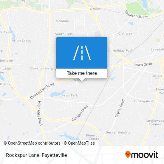 Mapa de Rockspur Lane