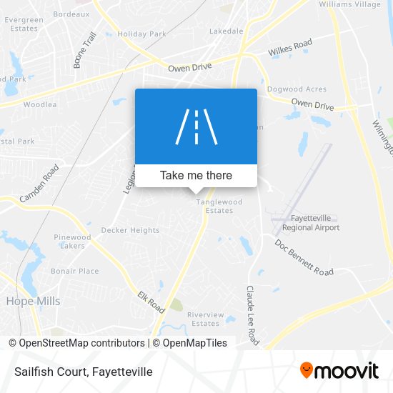 Mapa de Sailfish Court
