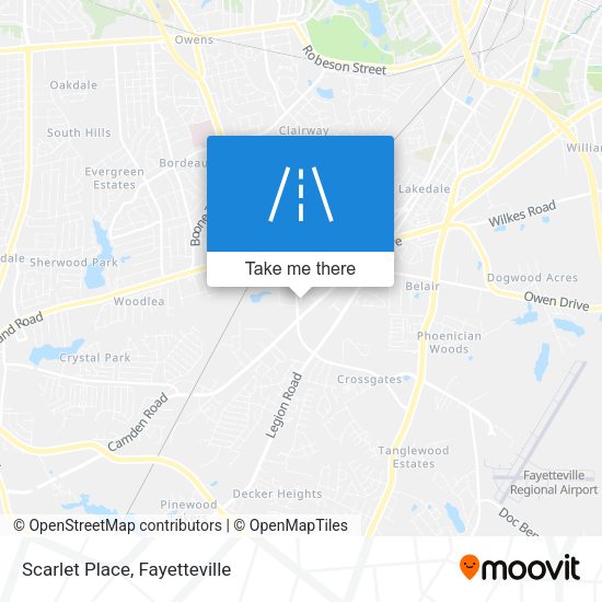 Scarlet Place map