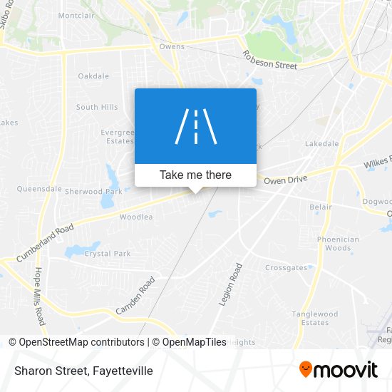 Sharon Street map