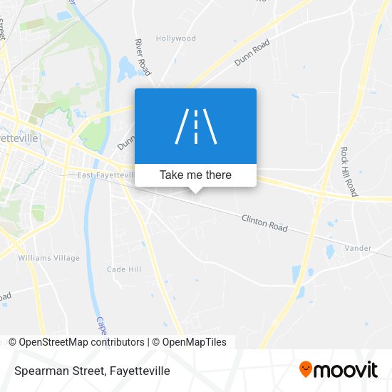 Spearman Street map