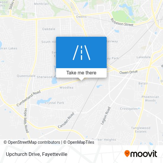 Upchurch Drive map