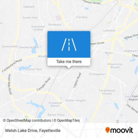 Welsh Lake Drive map