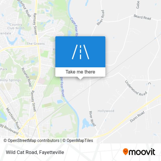 Wild Cat Road map