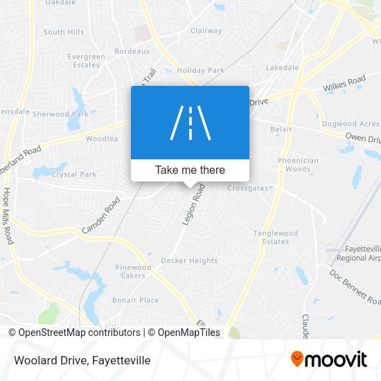 Woolard Drive map