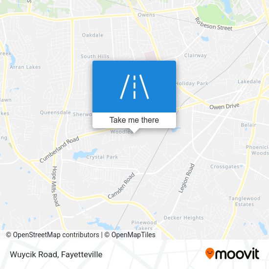 Mapa de Wuycik Road